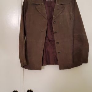 Faux Sued Blazer